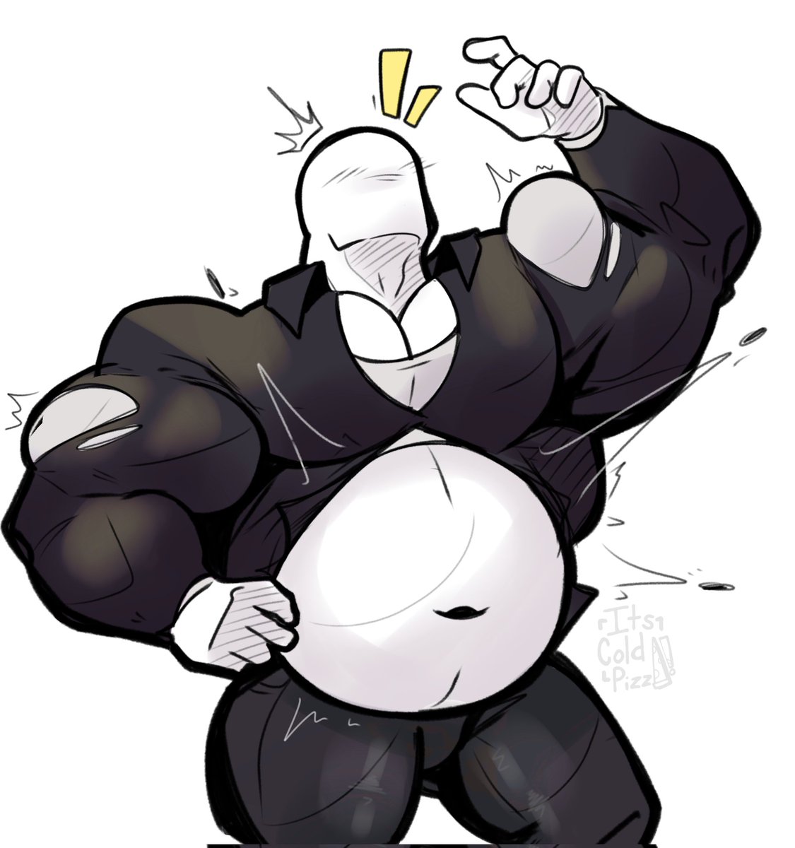Its_ColdPizzArt's tweet photo. slenderman got a little out of shape https://t.co/I0nEUUl73y