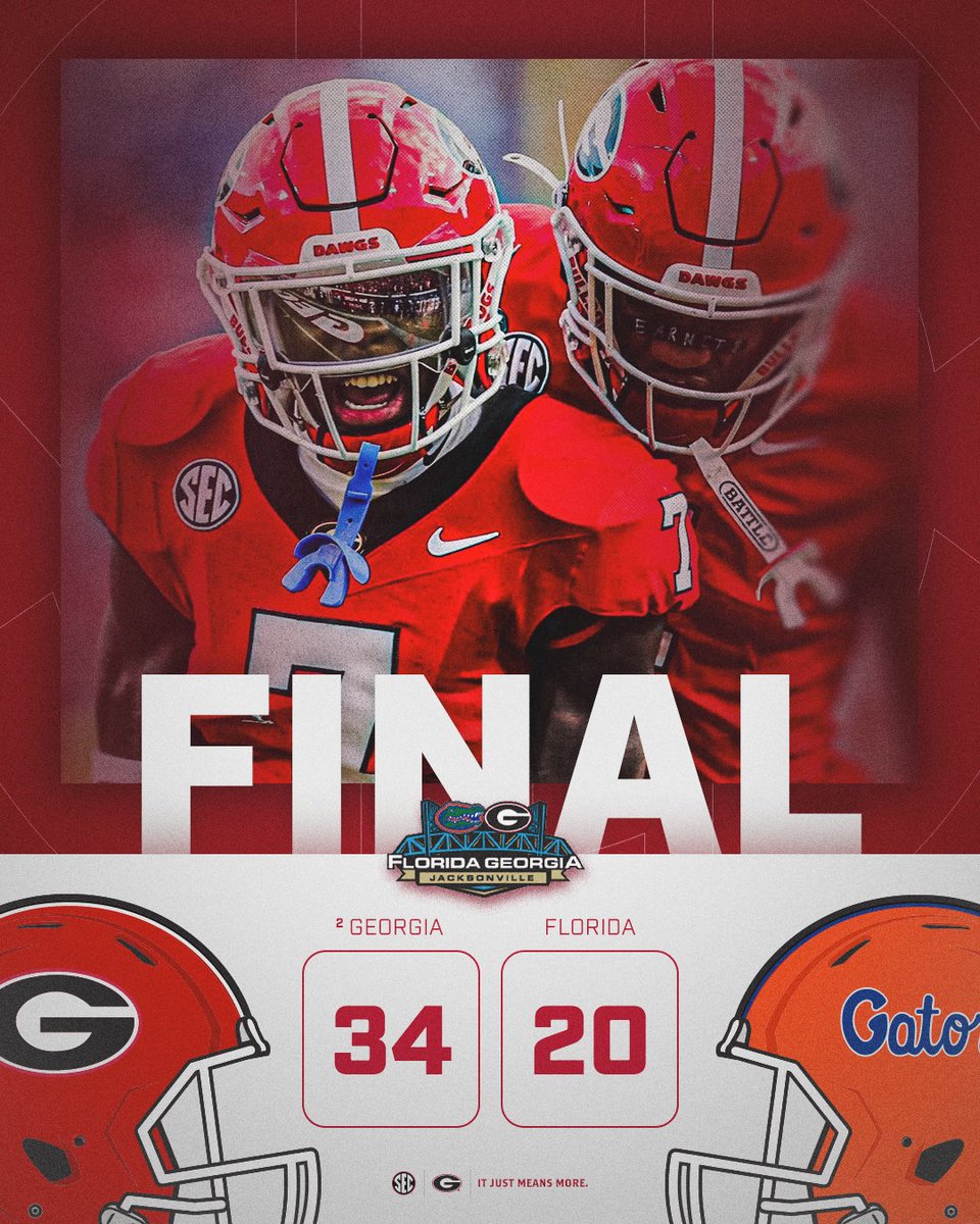SEC's tweet photo. DAWGS DIG DEEP 💪

@GeorgiaFootball x #SECFB https://t.co/8uQMY0qWAx