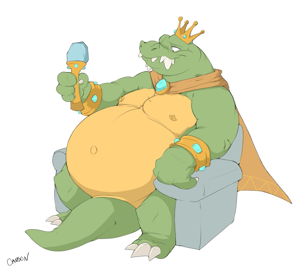 cansonzard's tweet photo. Sitting k.rool https://t.co/tJIoH5kKyE