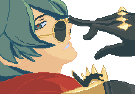 Holtonek's tweet photo. 🎩Colouring practice🌟
#ZenlessZoneZero #pixelart #lighterzzz https://t.co/SNPs183sSt