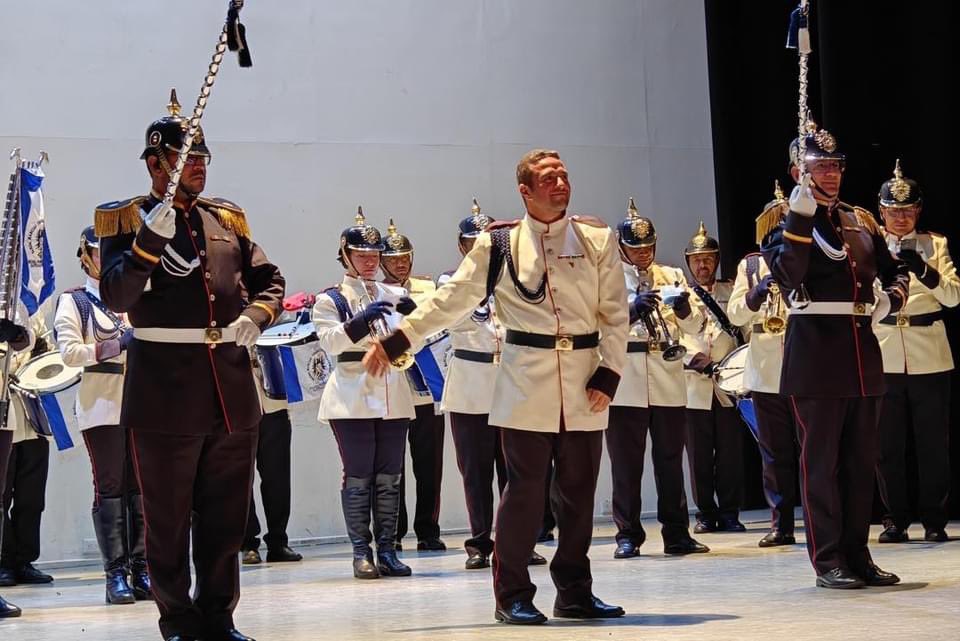 cobaep's tweet photo. 🤩 #Hoy la banda de #música Tigres P-10 Marching Band Cobaep 10 del
Plantel Huauchinango  🎺🎷🥁 se dieron cita en el Teatro de la Ciudad de #Puebla para participar en el Festival Mictlán 💀🌼🌼 junto a las bandas de música de Colombia 🇨🇴 y Polonia 🇵🇱 

#OrgulloCOBAEP https://t.co/i3QnYsx6B9