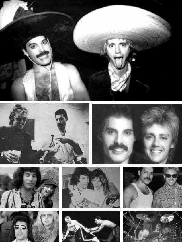 Besties foreverr 🤍🤍
#FreddieMercury #RogerTaylor
