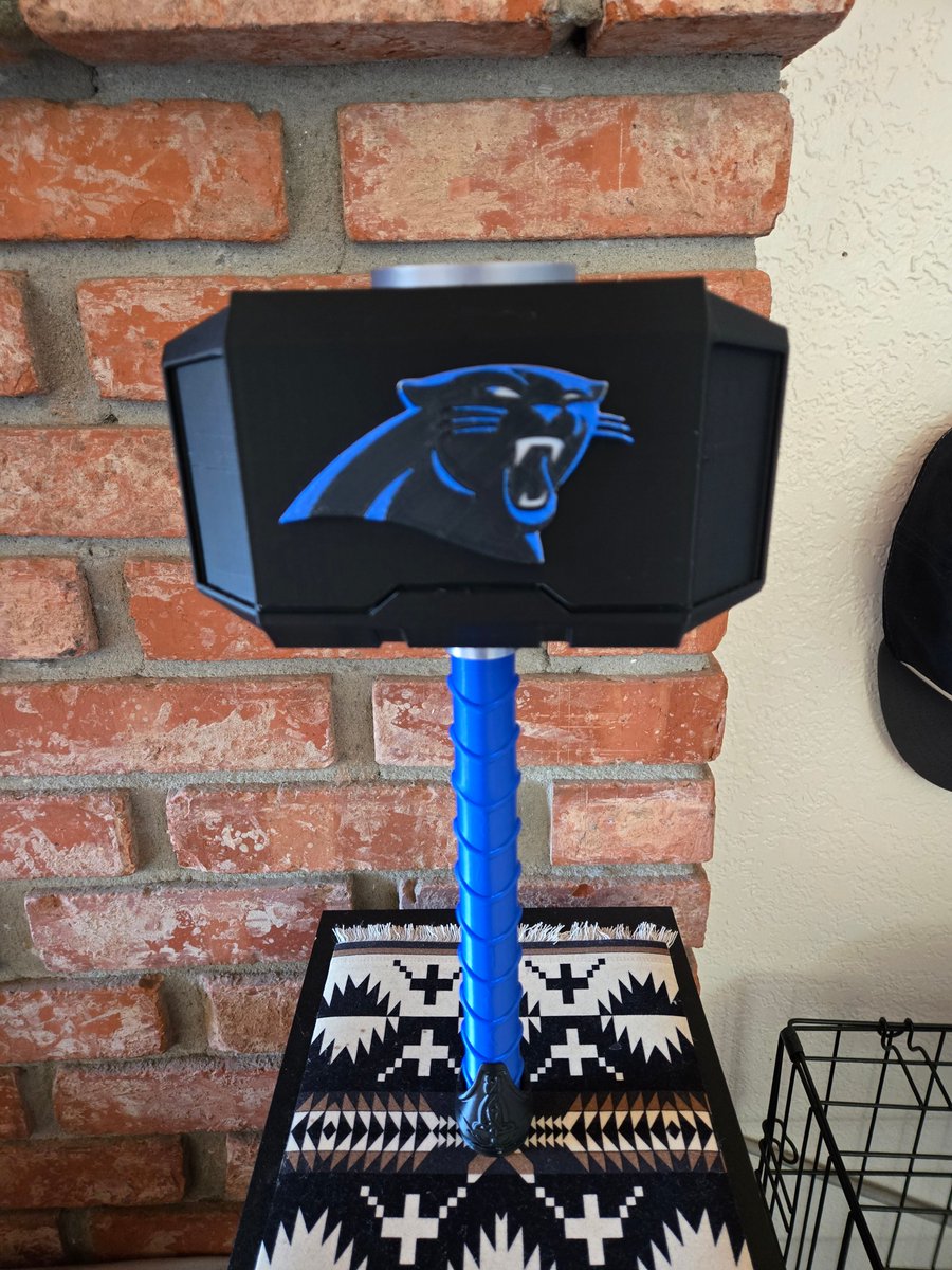 Cosmic_Prints's tweet photo. Last but not least, the panthers are the last team Hammer out of 32.
#bambu #3dprint #football #Panthers https://t.co/3EbNNfJNWa