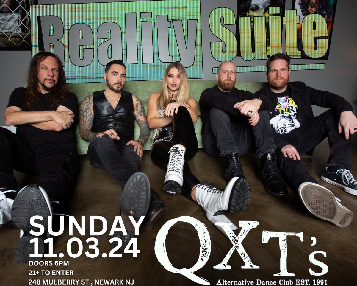 Reality Suite in Newark, NJ tomorrow night!