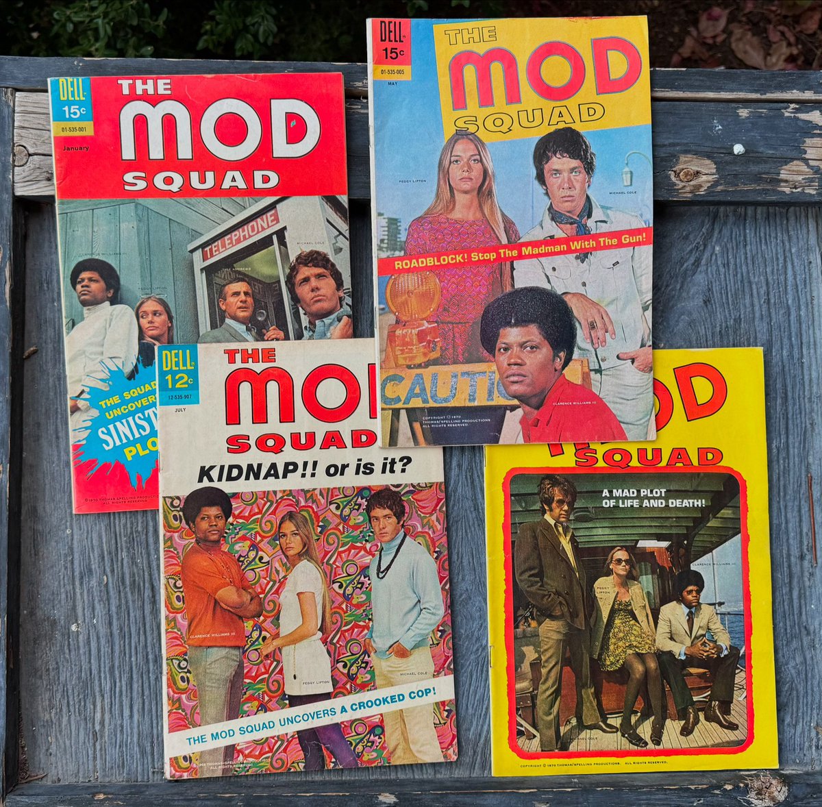 spyvinyl's tweet image. Mail Call: A quad of “mod”. Pure grooviness! #themodsquad