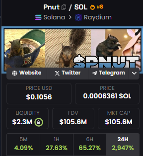 MemeTrickster's tweet photo. $PNUT &amp; $MARK

My gamble is justified, you do you.

Justice for mark.

Alright off to bed, zero or hero. https://t.co/4iTMcS3Ys3