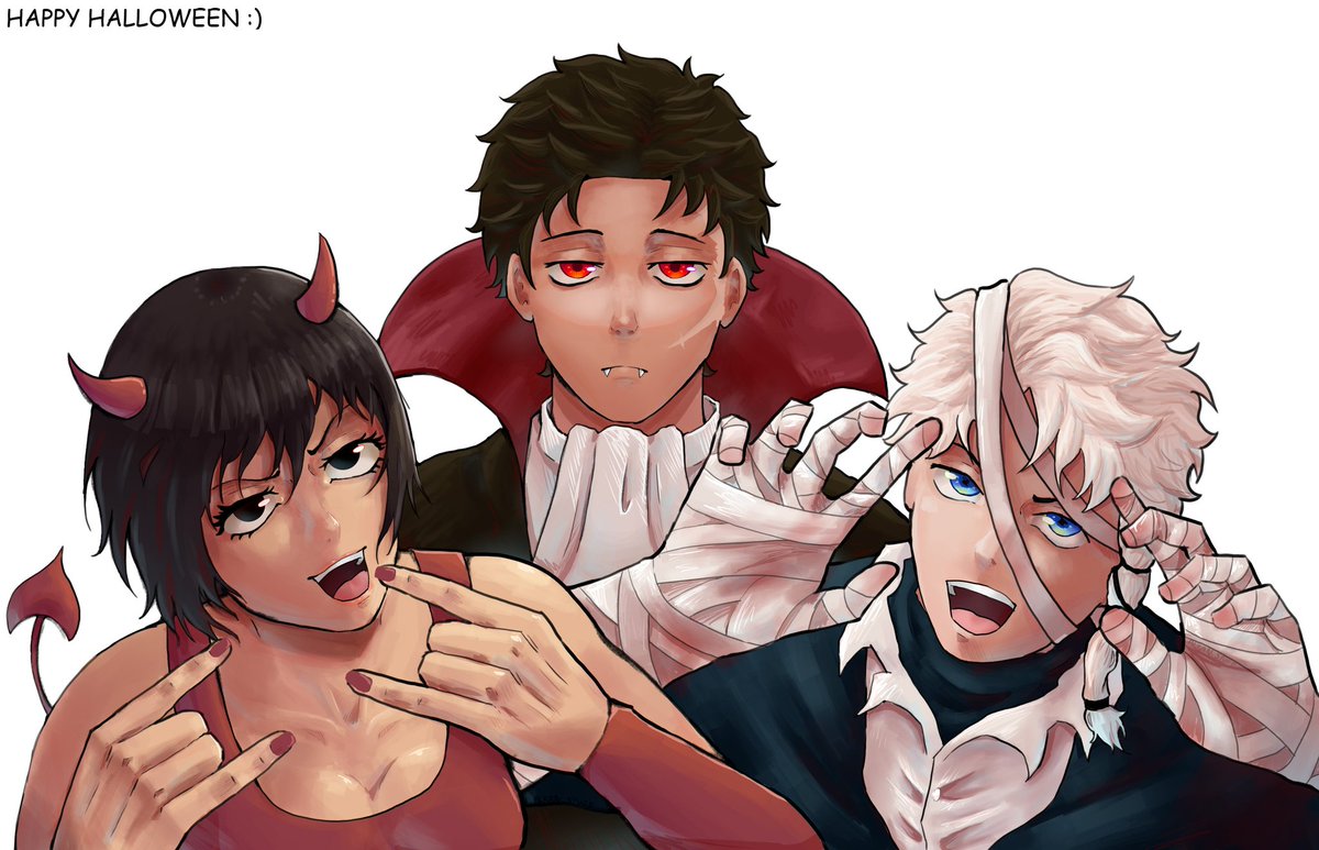 (Late) HALLOWEEN DRAWING 
#BachiArt #Kagurabachi