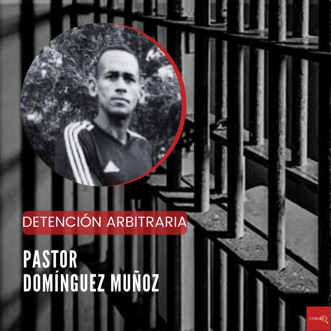 BettyFreeCuban's tweet image. 🚨 #AlertaCubalex | Recibimos información sobre la #DetenciónArbitraria de Pastor Domínguez Muñoz en Bartolomé Masó, provincia de #Granma, por ejercer su derecho a la protesta pacífica.
.
📍El 28 de septiembre, Domínguez Muñoz salió a la calle con un cartel en protesta contra…