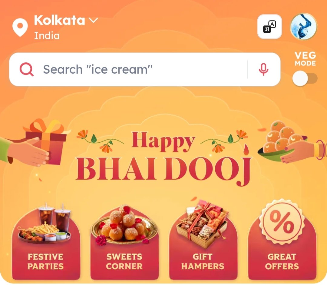 rovik211's tweet photo. See the difference? @zomato 

Thank You @swiggy for maintaining the sentiment of Bengali people🥰 https://t.co/JlJ6bMxZC9