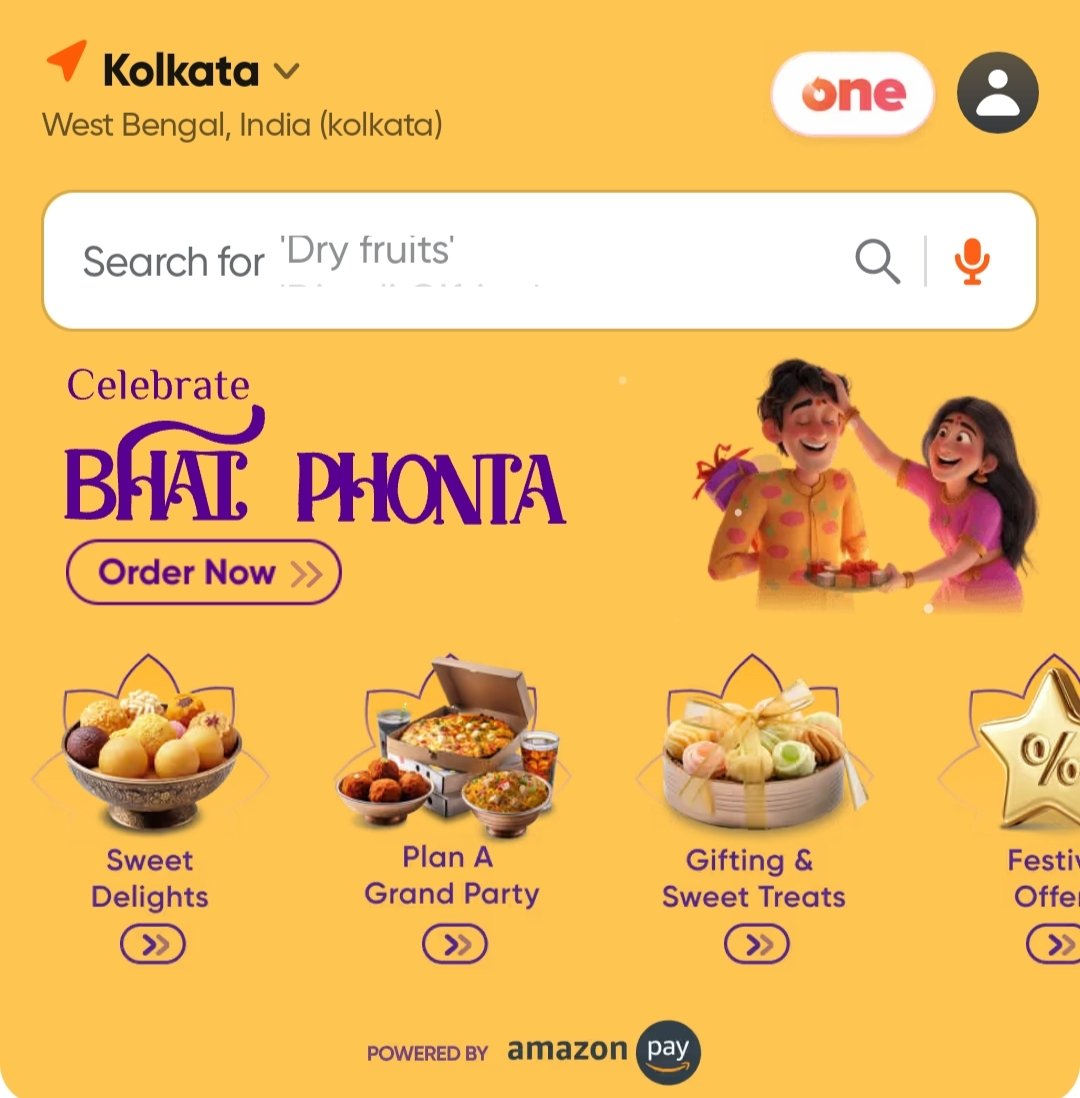 rovik211's tweet photo. See the difference? @zomato 

Thank You @swiggy for maintaining the sentiment of Bengali people🥰 https://t.co/JlJ6bMxZC9