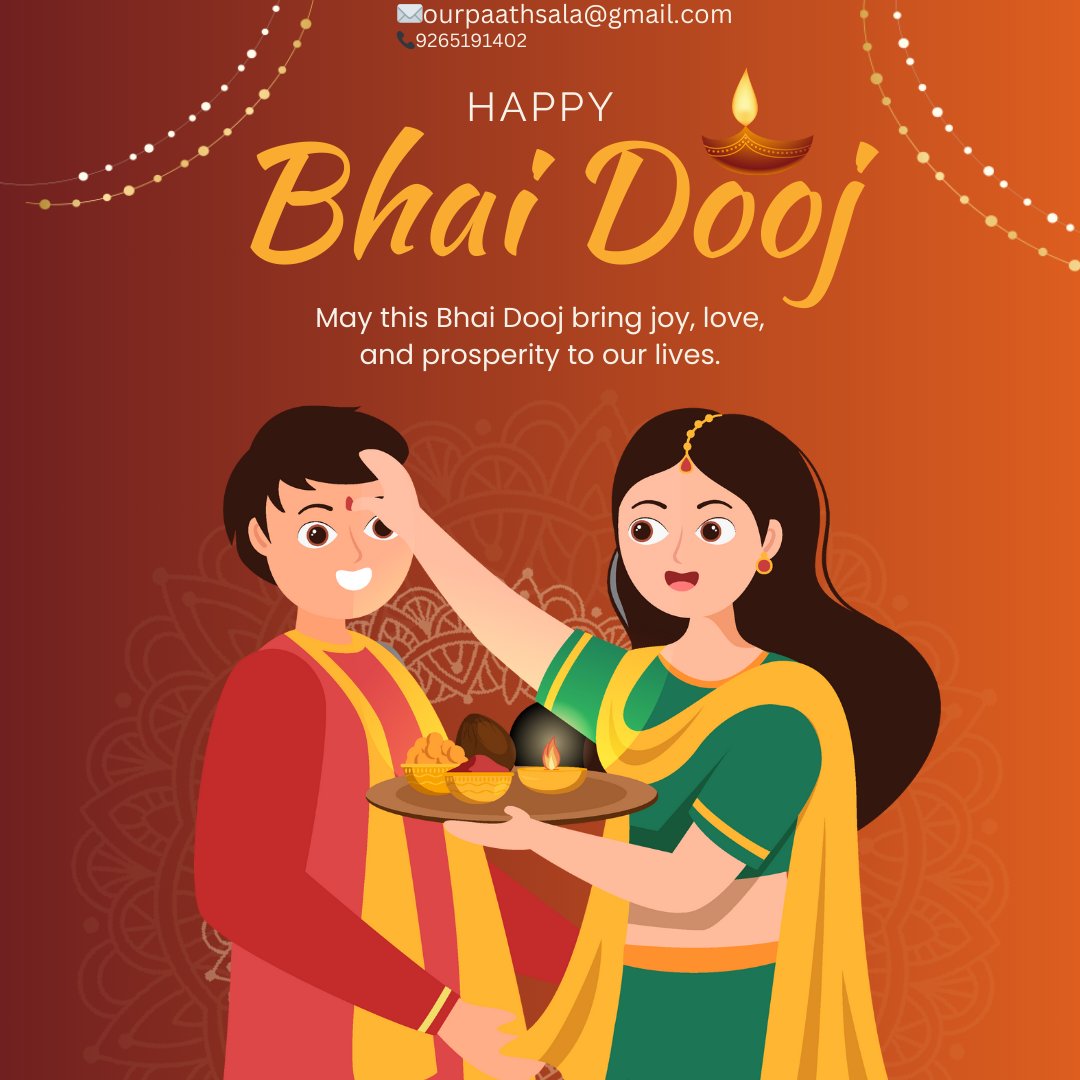 Our_paathsala's tweet photo. "This Bhai Dooj, let’s promise to support each other in our learning journeys. At OurPaathsala, we believe every sibling deserves the best education! #BhaiDooj #LearningTogether" https://t.co/P7mUDW6HE4