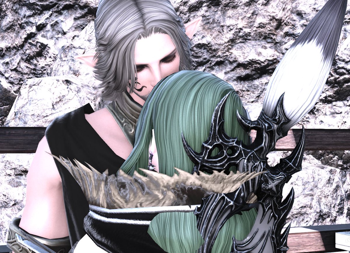 FranAugureltXIV's tweet photo. He’s just giving her forehead a little kiss.

#wolianger ❦ #franger ❦ #urianger ❦ #FFXIV ❦ #FF14 ❦ #GPOSERS ❦ #Hyur ❦ #Midlanders_Today https://t.co/jtuRqzlfJz