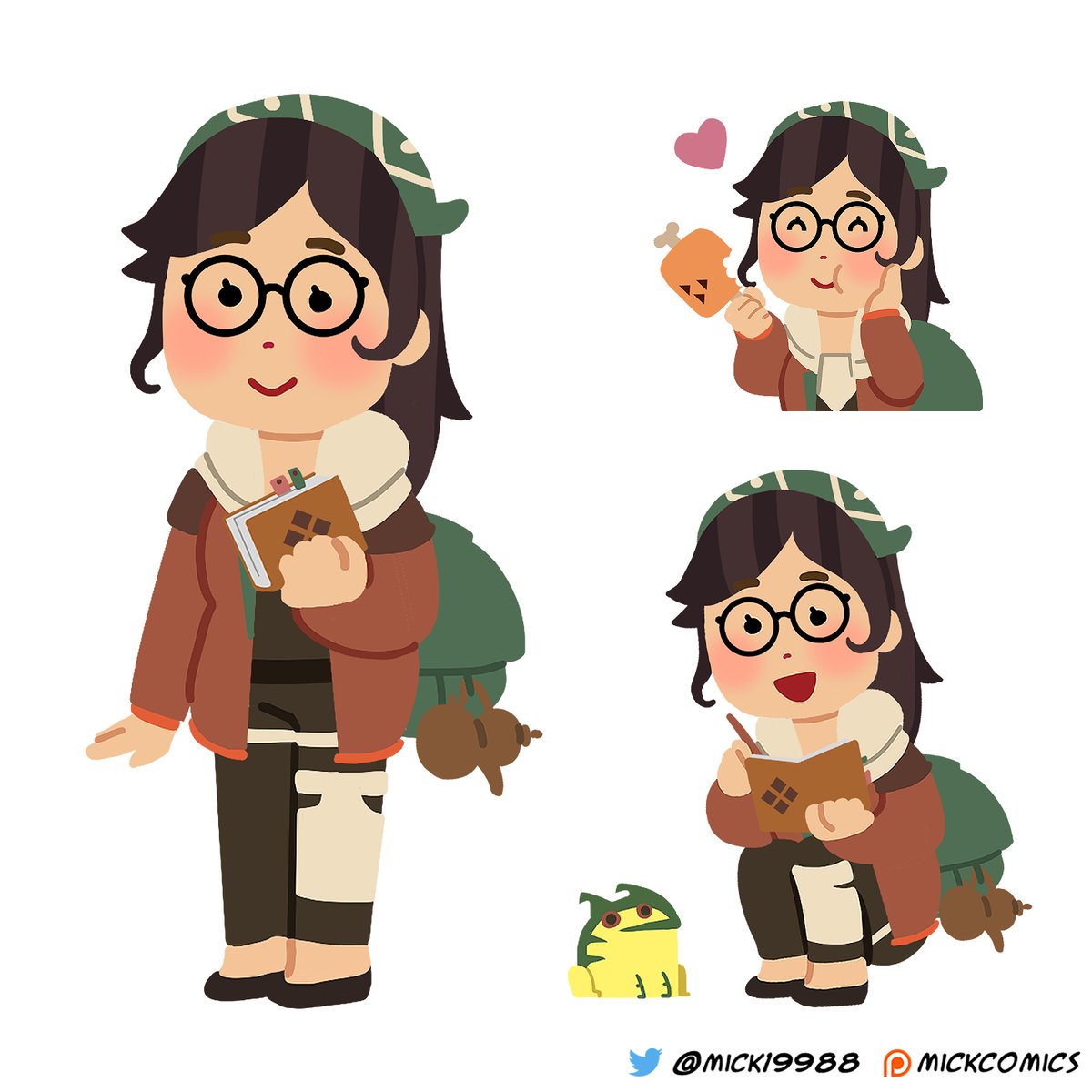 Alma, ready to assist!
#MHWilds #モンハンワイルズ #いらすとや