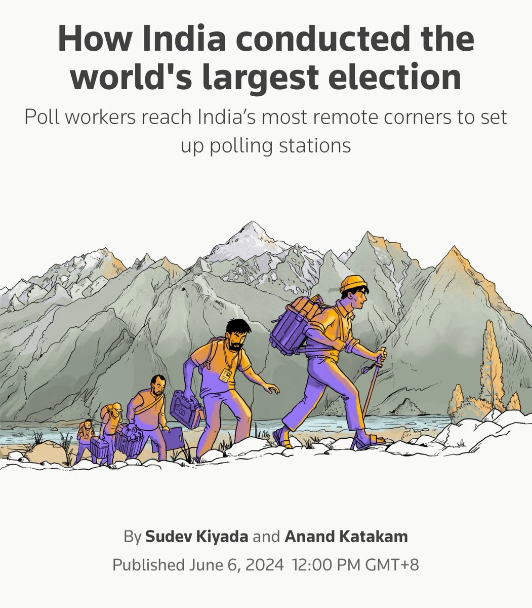 balajis's tweet photo. India counted 640M+ votes without incident earlier this year, with ID verification and a vote count that concluded right after Election Day.

It is possible to conduct fair elections at scale in the modern era.

https://t.co/evj37wdYsS https://t.co/spV19TGBn7