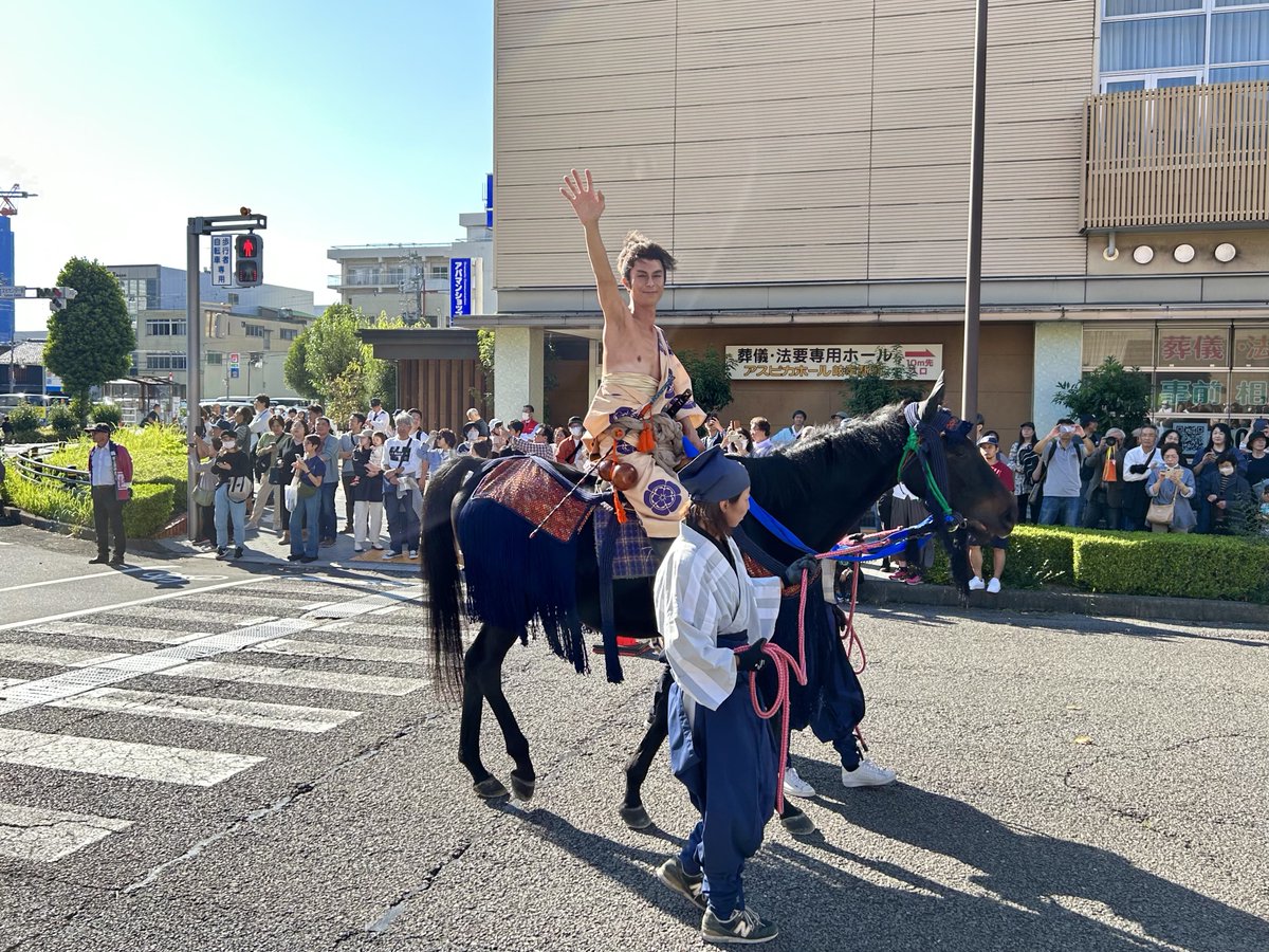 _17himi's tweet photo. ぎふ信長まつり 信長公騎馬武者行列！ https://t.co/1Awao6HKPT