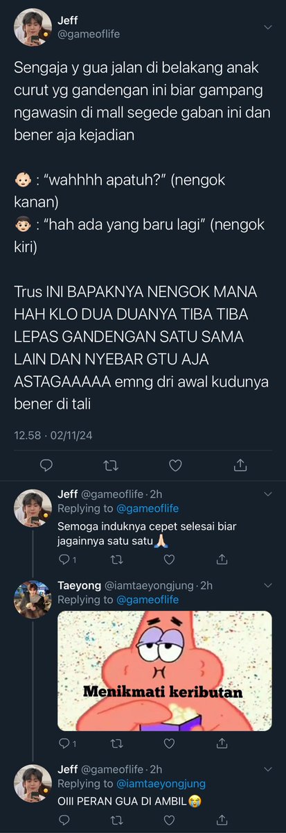 strawxby's tweet photo. Lepas aja anaknya pak https://t.co/4EYDwX2kPZ