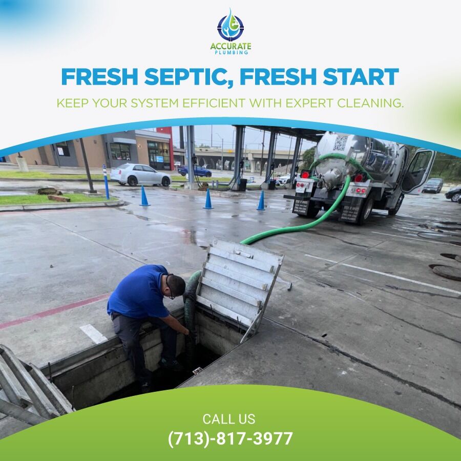 accurateplmbing's tweet photo. Fresh Septic, Fresh Start
"🌿 Renew Your Home’s Health! 🌿"
A clean septic system is essential for a happy home! Our Fresh Septic, Fresh Start service ensures your system operates efficiently, giving you the peace of mind you deserve. Invest in your home’s health with Accurate Pl https://t.co/yOOhnDdklL