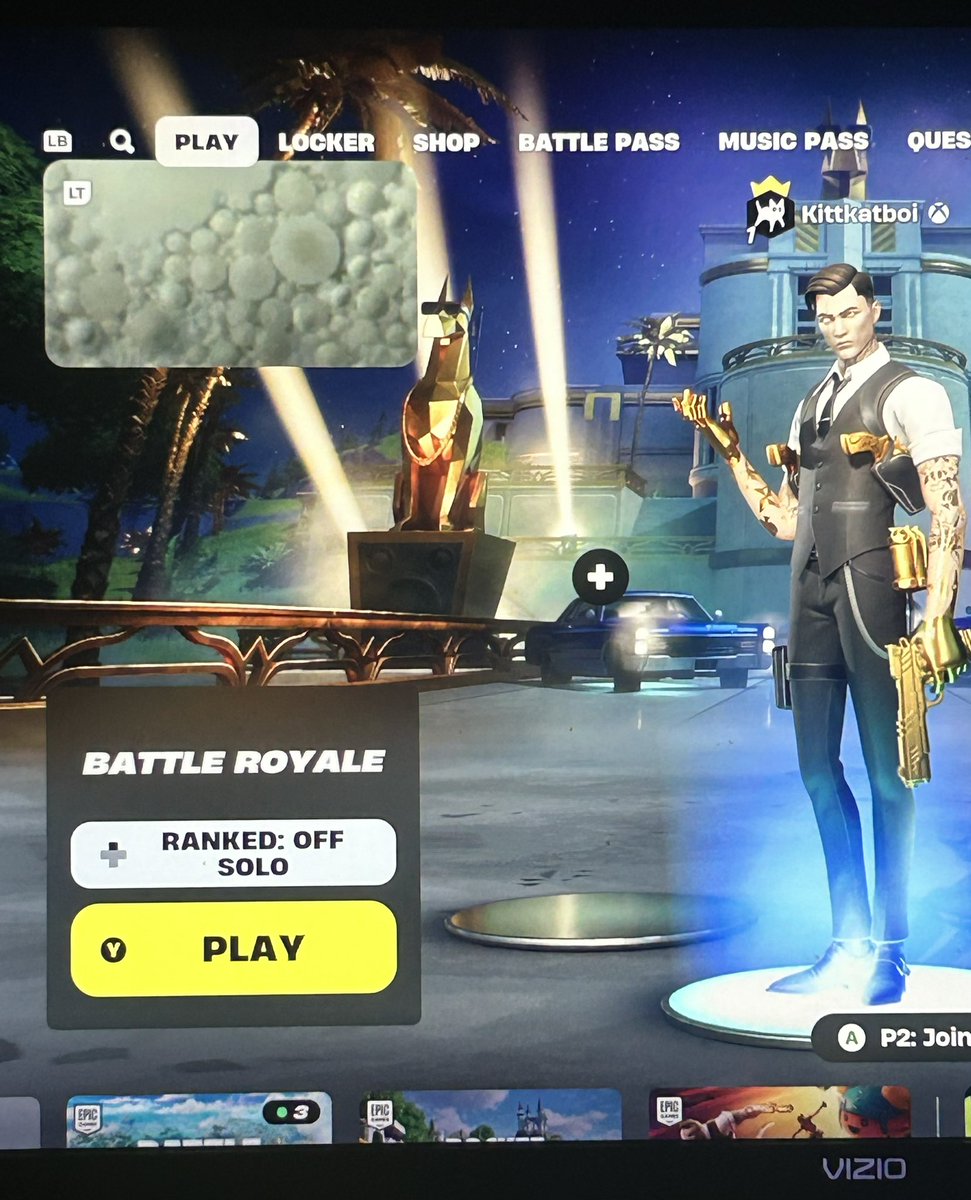 YapIndubitably's tweet photo. @EpicGames Why is their fungus on my screen? https://t.co/m6F5eEqGJ3
