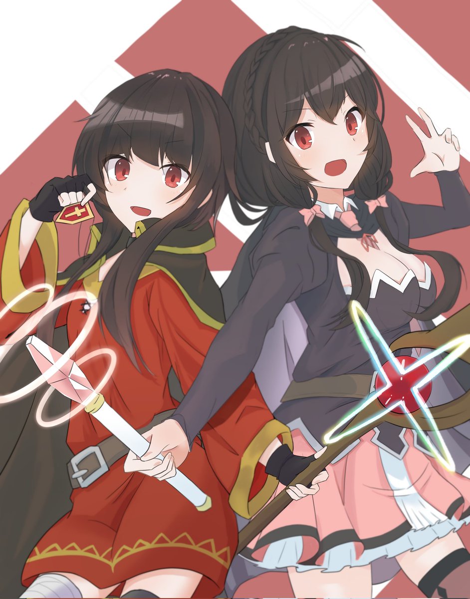 Megumin_Daily's tweet photo. Fanart del día: doble poder 💥 https://t.co/JnJcVFDn18