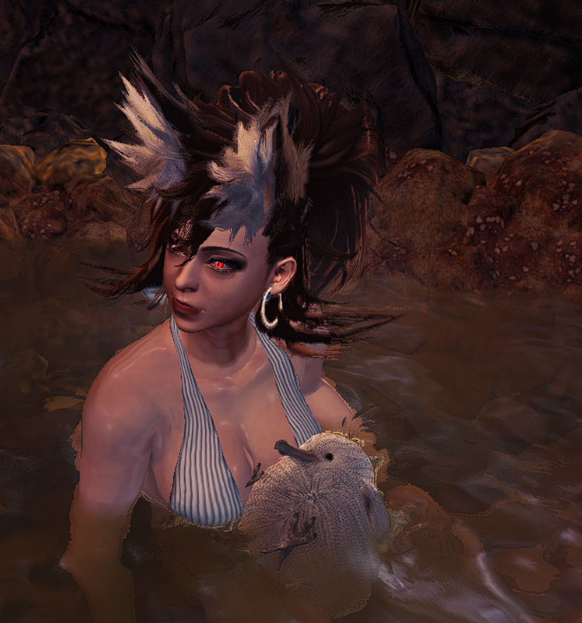 PixelWhisper's tweet photo. @LookAtMyMeat1 Monster Hunter world..... and my character is.. well.. she's pretty fine.. so https://t.co/kq0haoRmHB