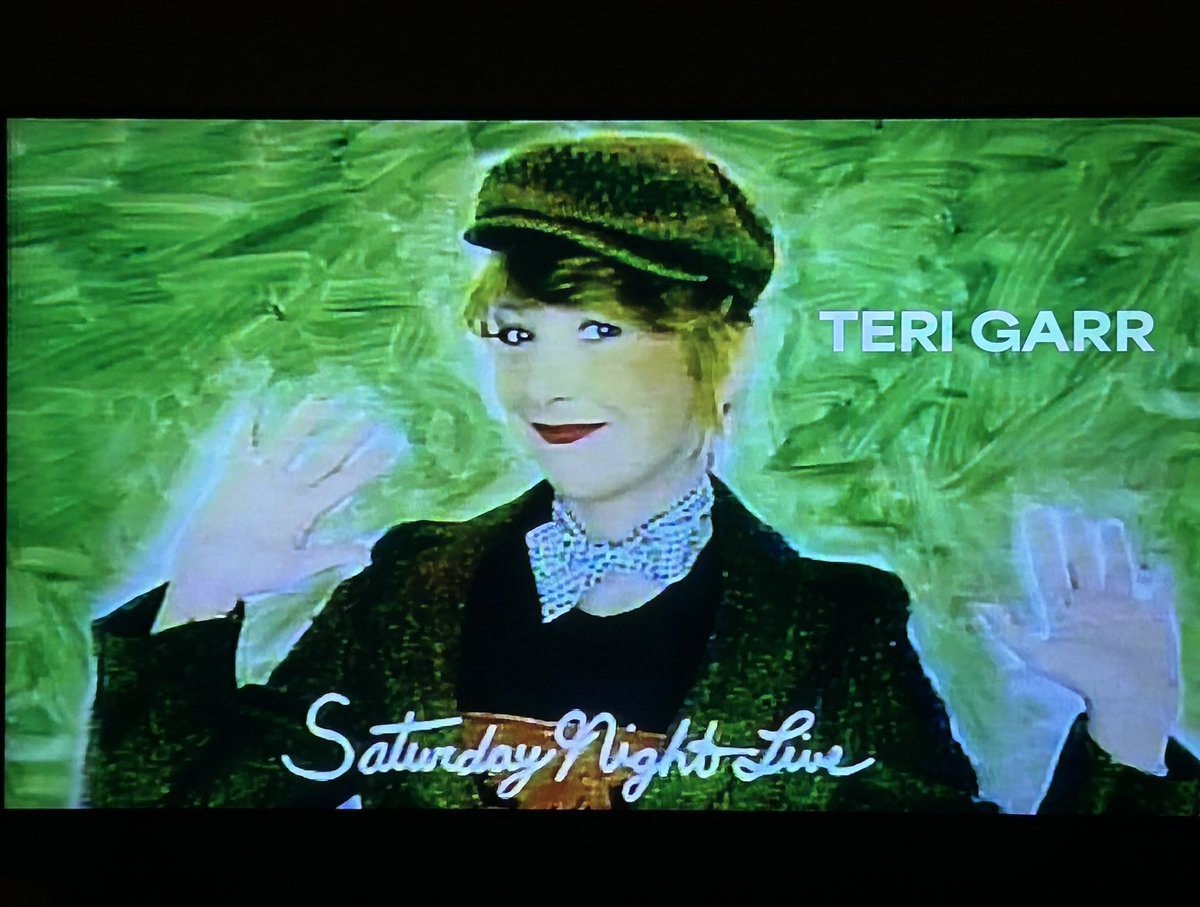pulmyears's tweet image. SNL tonight with some Teri Garr in memorium love.