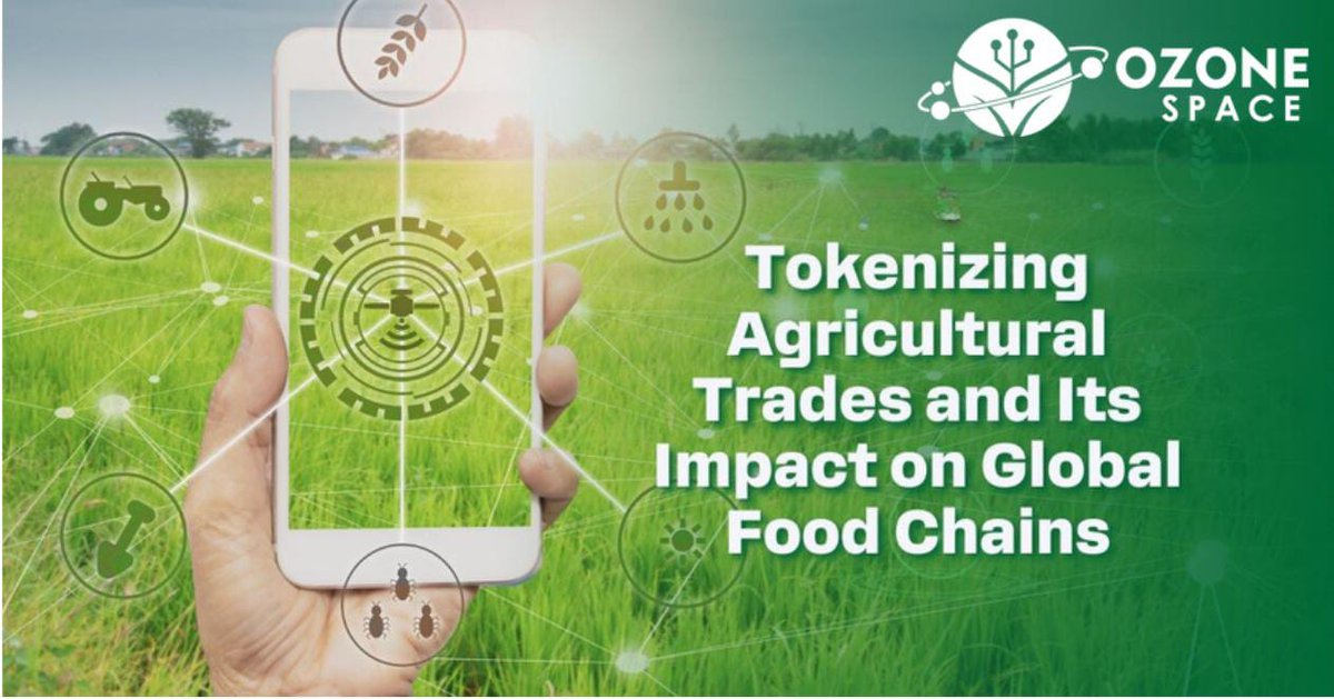 OzoneSpace's tweet photo. Agricultural Tokenization allows for the real-time settlement of trades, reducing the need for intermediaries and cutting down transaction times from days to seconds.
#Ozonespace #Blockchain #Tokenization #NFT https://t.co/vTRtkBVzhC