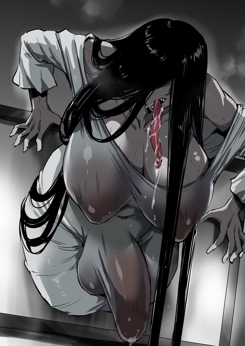 TVから出てくる貞子っぽい感じの怪異 