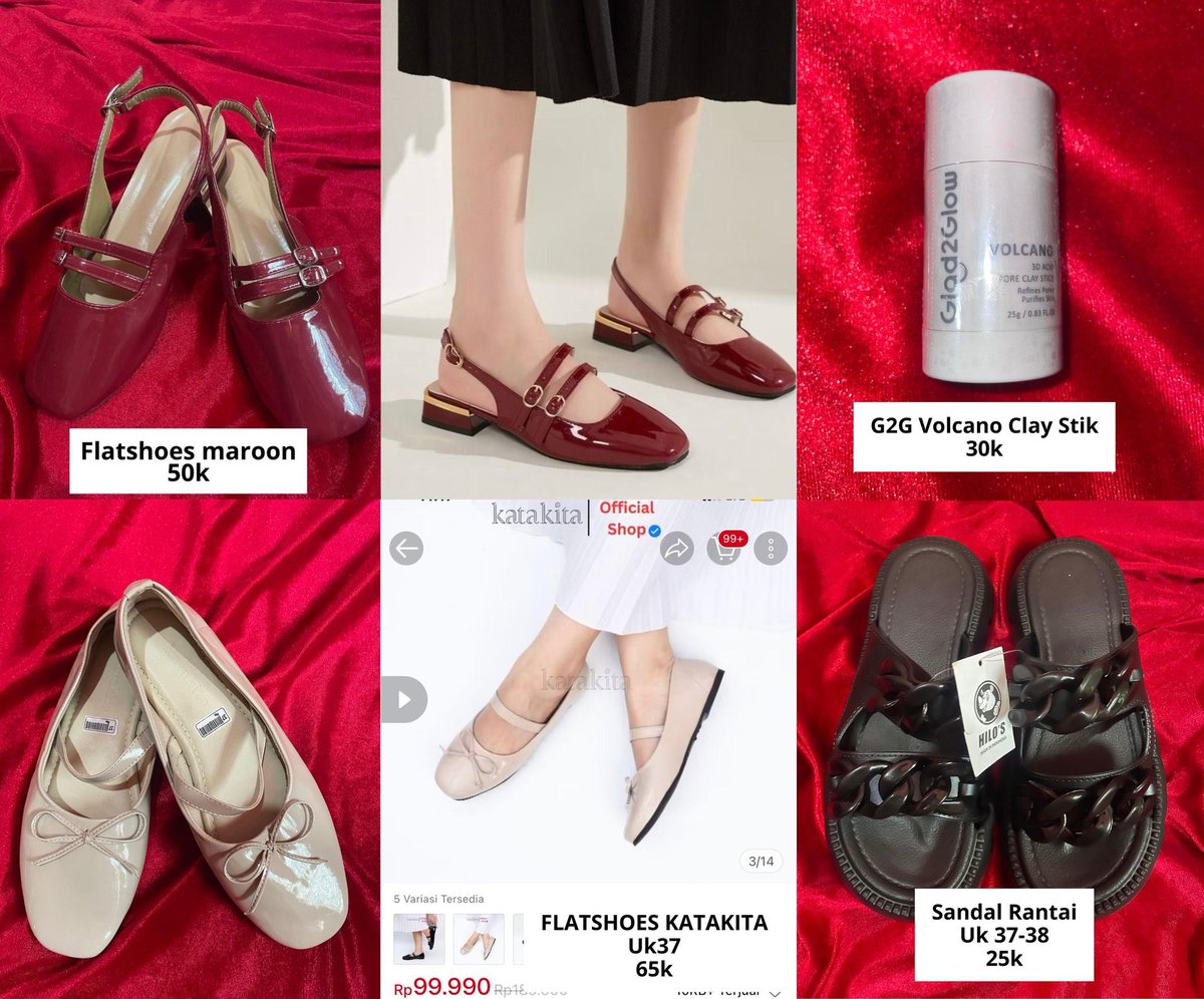 mochyogurt's tweet photo. Wts boleh tanya2 dulu,
✅️Bisa oren
✅️Bisa req shopee video
✅️Bisa cod kalau dom deket
✅️Nego harga
📍Bekasi 
T. Tas jjk hanging wallet i.t mkontoy shoulder bag serut bunga h sepatu flatshoes maroon sandal rantai katakita g2g glad to glow #zonauang #zonajanan https://t.co/6CAFQoZSM0