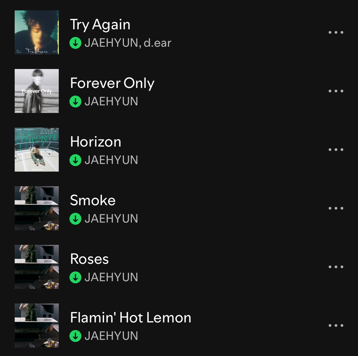chirinhae's tweet photo. most people dream they can have a discography this good https://t.co/mMSwA4WX64