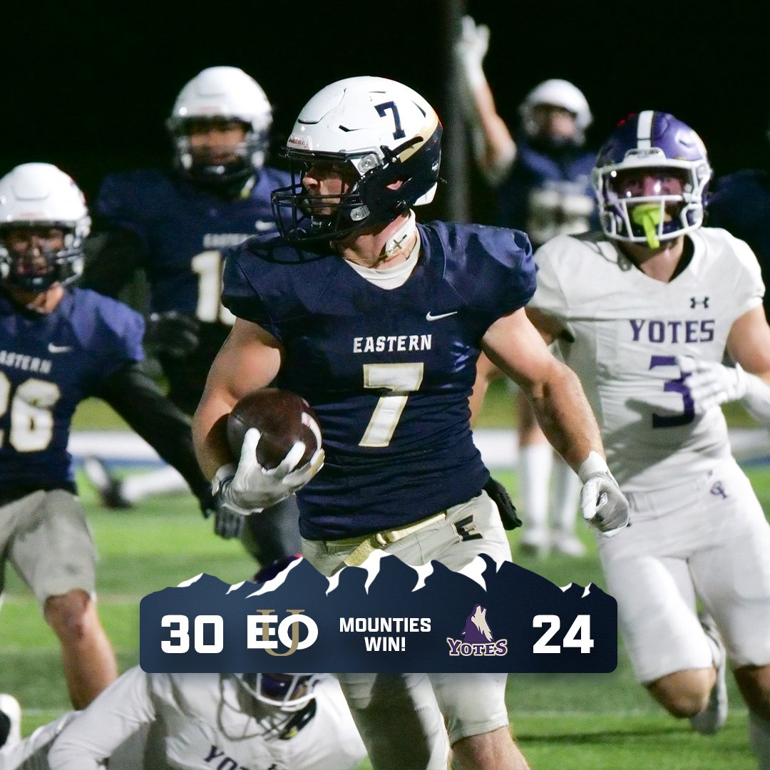 𝑩𝑰𝑮 𝑾𝑰𝑵

Eastern Oregon Football takes down No. 24 College of Idaho on Saturday night at Community Stadium!

#MountUp | #EOUfb