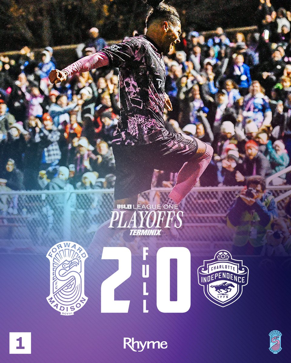 ForwardMSNFC's tweet photo. We're going to the Semis 😤 

🦩2-0🏇
#MADvCLT #Playoffs #GoMAD #MingosInSix #FT https://t.co/X7bxJLql8P