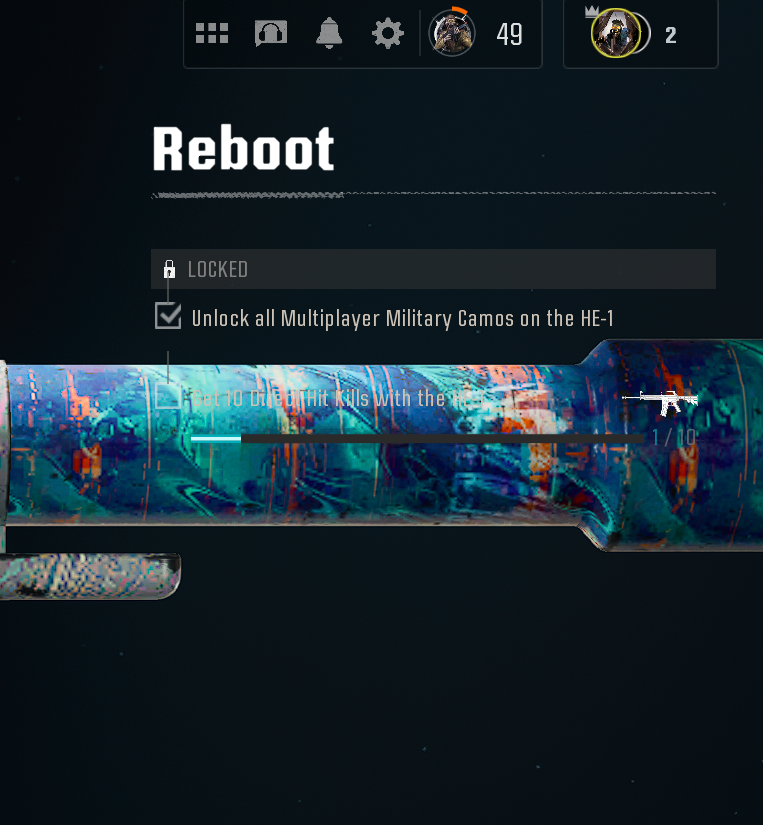 ReapersAsylum's tweet photo. @CallofDuty @Treyarch can we fix this UI  its a hard read on the eyes https://t.co/t1gYOeSuIN