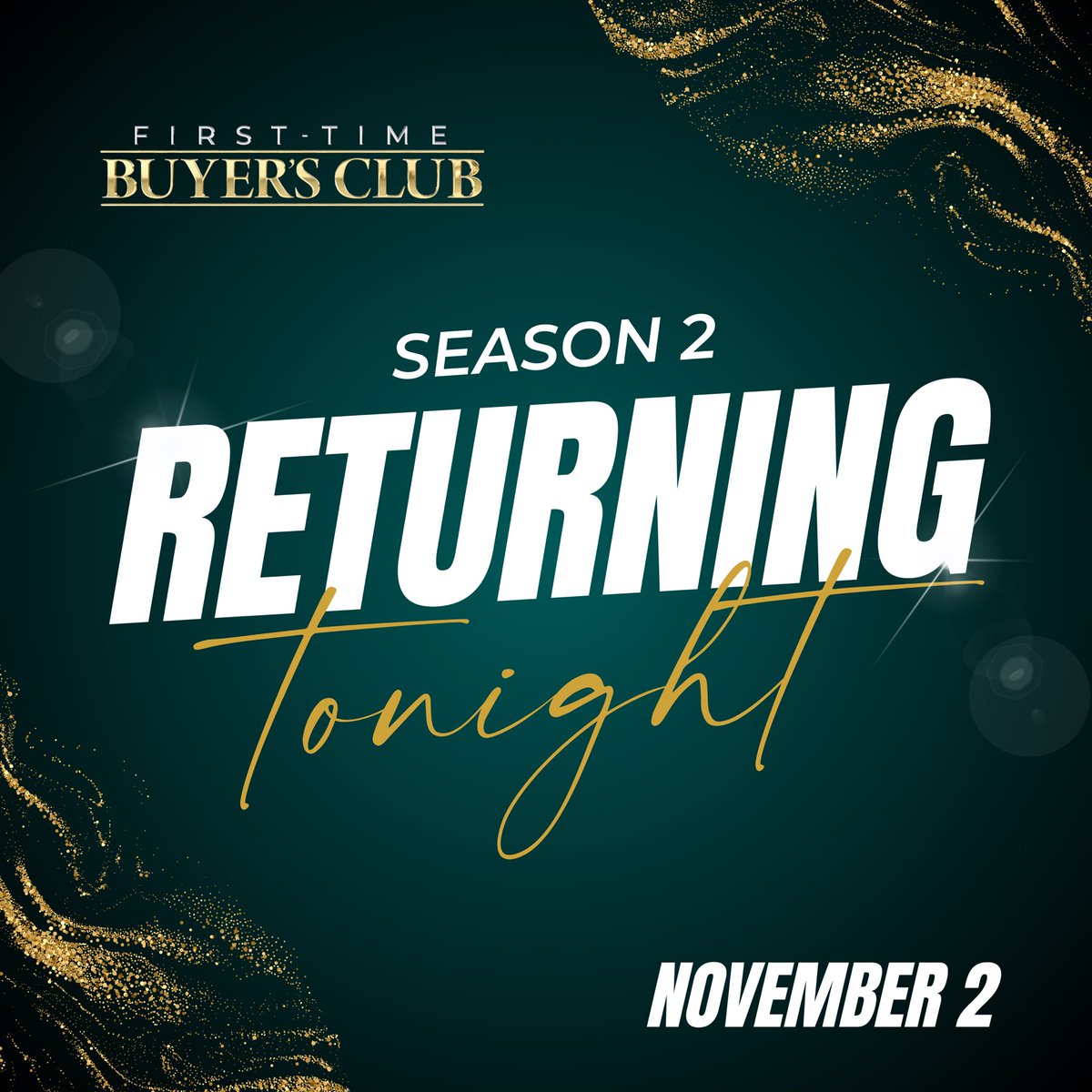 homesbyamina's tweet photo. First-Time Buyer’s Club is BACK from
mid-season break right now 9/8c! 
Tune in📺🥰 #firsttimebuyersclub #aminastevens #own #owntv #ftbc https://t.co/rW5Hz81wmG