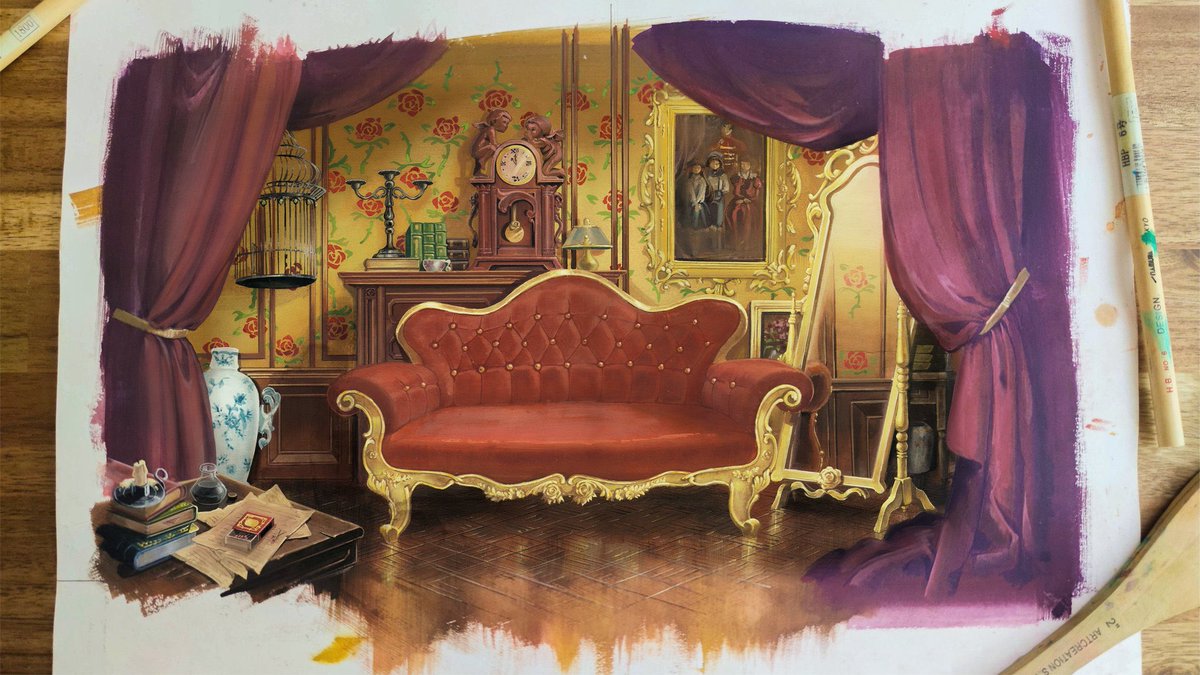 Lineart vs Final art 

#pocketmirror