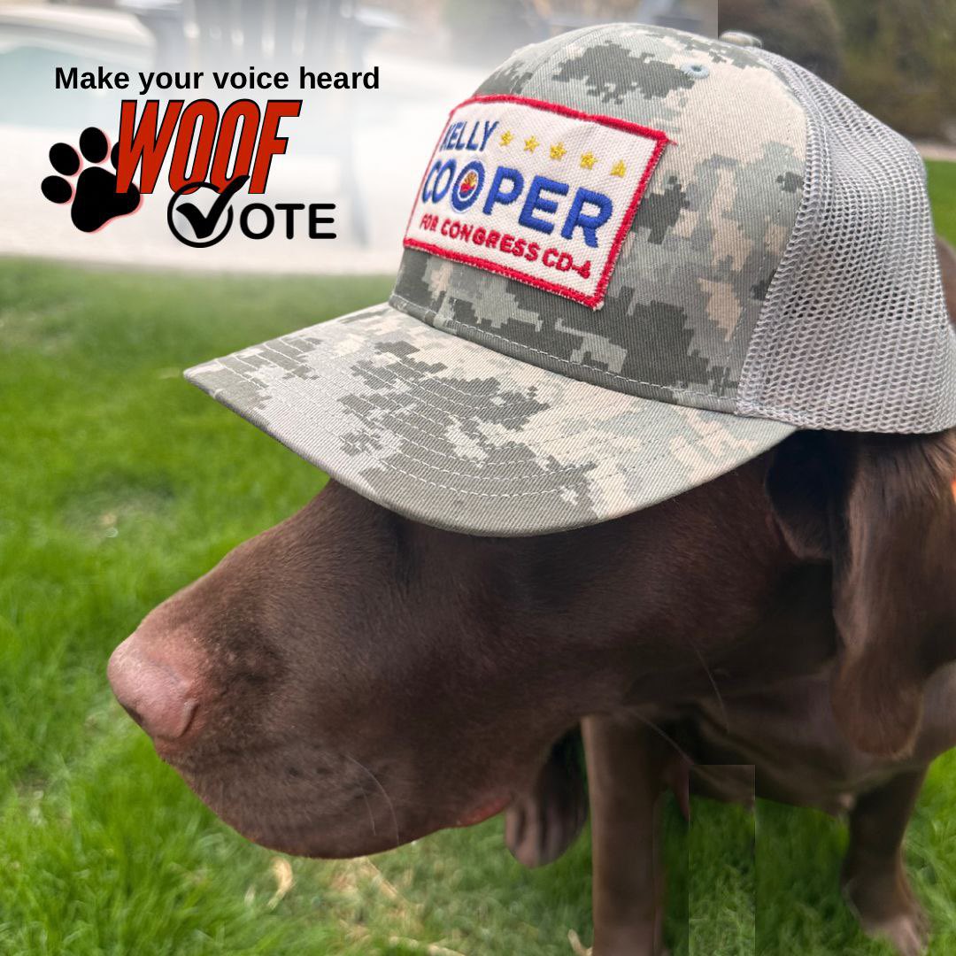 war_cooper's tweet photo. Woof! 

I think we found the cutest Kelly Cooper supporter! https://t.co/Fa3JkDCtbt