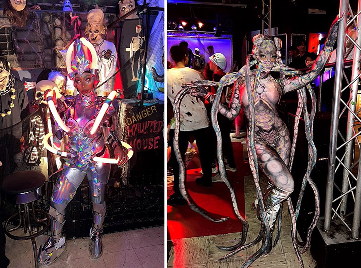LaKisaRenee1's tweet photo. Which Is Your Favorite Halloween Costume This Year?? The Alien Cyborg or Alien Octopus?? 👽🤖🐙
Both Shut Down The Halloween Costume Contests With Multiple Wins!! 🏆💸🎊
#Halloween2024 #BestCostumeWinners #MostCreative #SexiestCostume #Fyp #ExplorePage #Viral #Trending https://t.co/viRYVJbpOZ