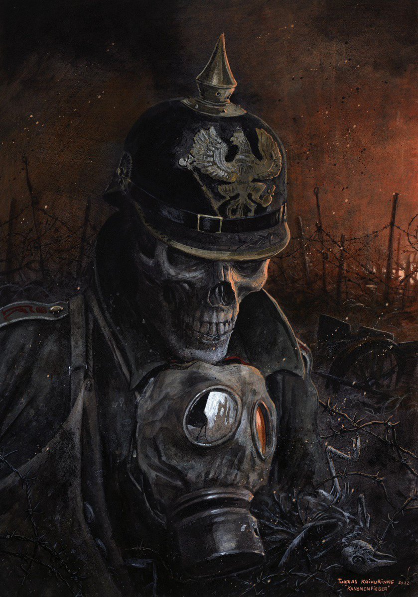 eternalfilth's tweet photo. artwork for the band “kanonenfieber” https://t.co/lEWAyd59EG