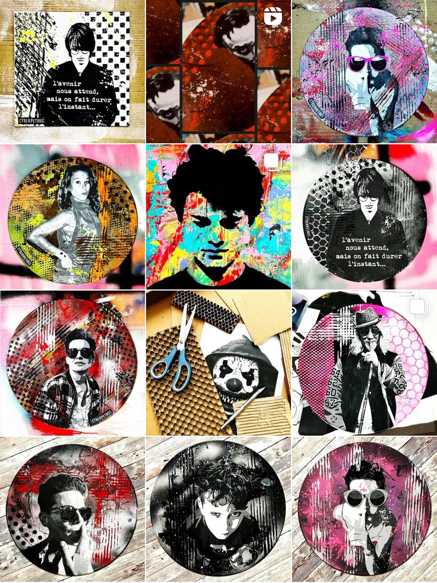 Ronds et rebond créatif, mon compte Instagram change de disque 😉 #VinylArt 
Instagram.com/Cyberpetrus