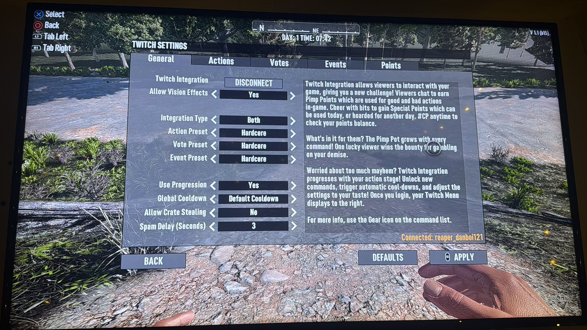 DanielCB111's tweet photo. This is rough look at what 7daystodie has so views can spawns horde of bears to horde of chickens to drop held items shield enemies what ever you want or be nice give a buff or stuff but let be real who want to do that lol https://t.co/08EpdAEAMH