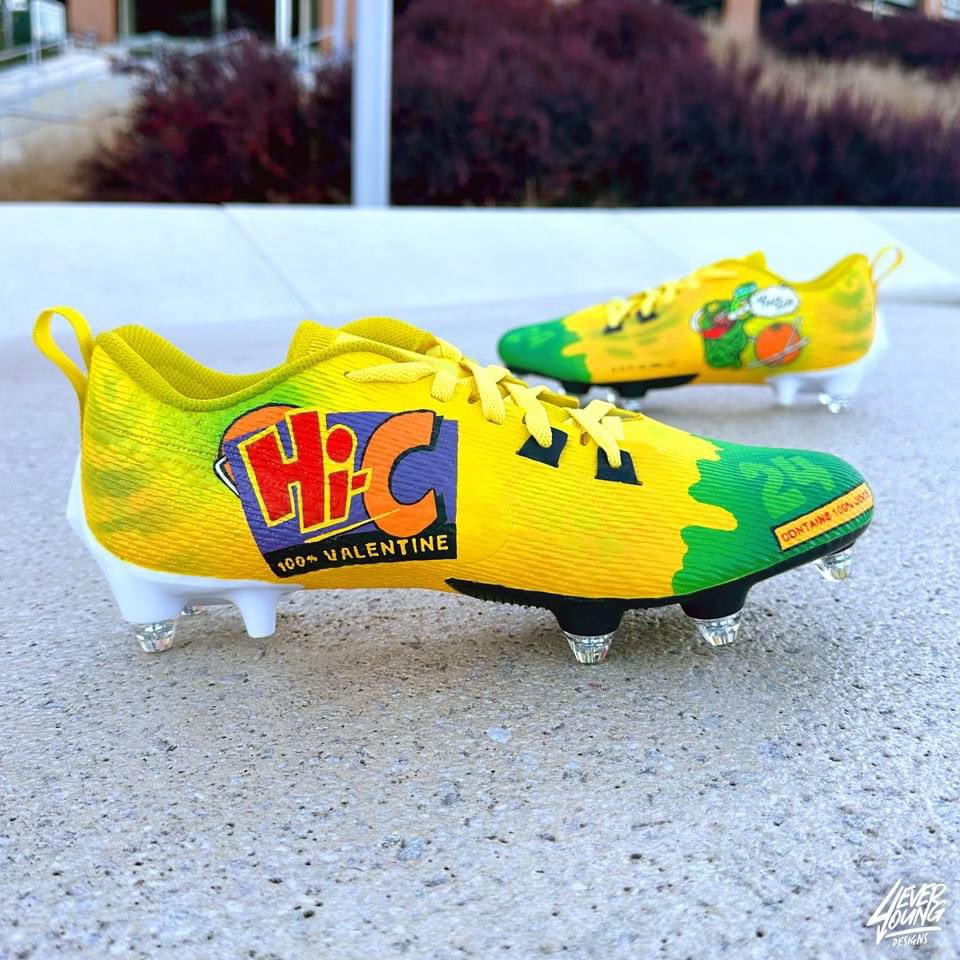 spongebob and patrick football cleats