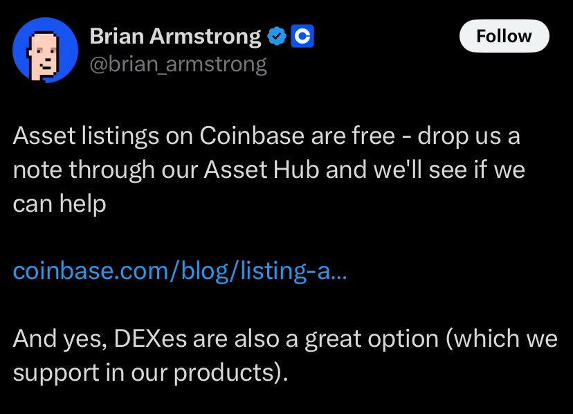 KatieePCrypto's tweet photo. Hey @brian_armstrong when will you list #PulseChain and $HEX on Coinbase?

You know our community flood your comment section for years and are the most active never dying community there is. https://t.co/vk85HDzFSs