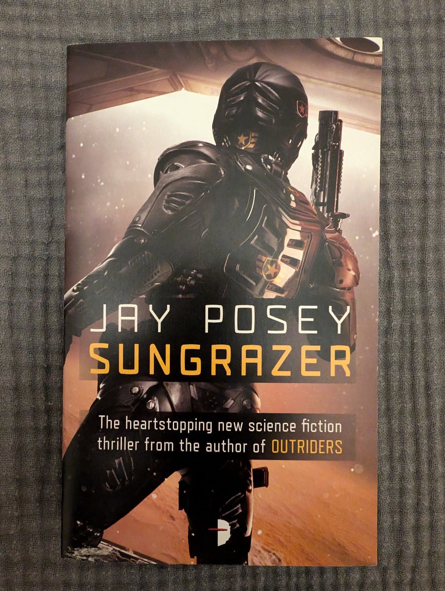 AOConnorAuthor's tweet image. Days 1 &amp;amp; 2 of #scifimonth2024

Day 1 Astronavigation (TBR) - Sungrazer by Jay Posey. The sequel to Outriders which became one of my favorite books! I have a lot of others, but this is one that is high up on my list that I need to read.

Day 2 Gateway - Some of my favorites that