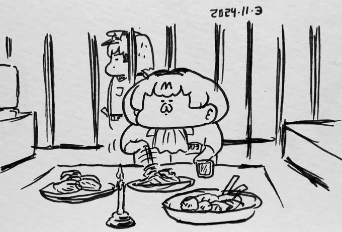 食事をとる303 