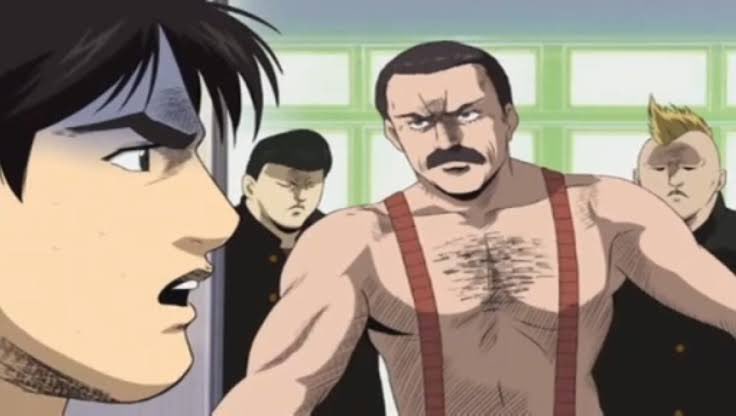 bbbnonnon's tweet photo. Well, Anime is an unrealistic world, a dream world. So it's not surprising that there is a boy who looks like Freddie Mercury in a Japanese high school https://t.co/HzwuYSvrXu
