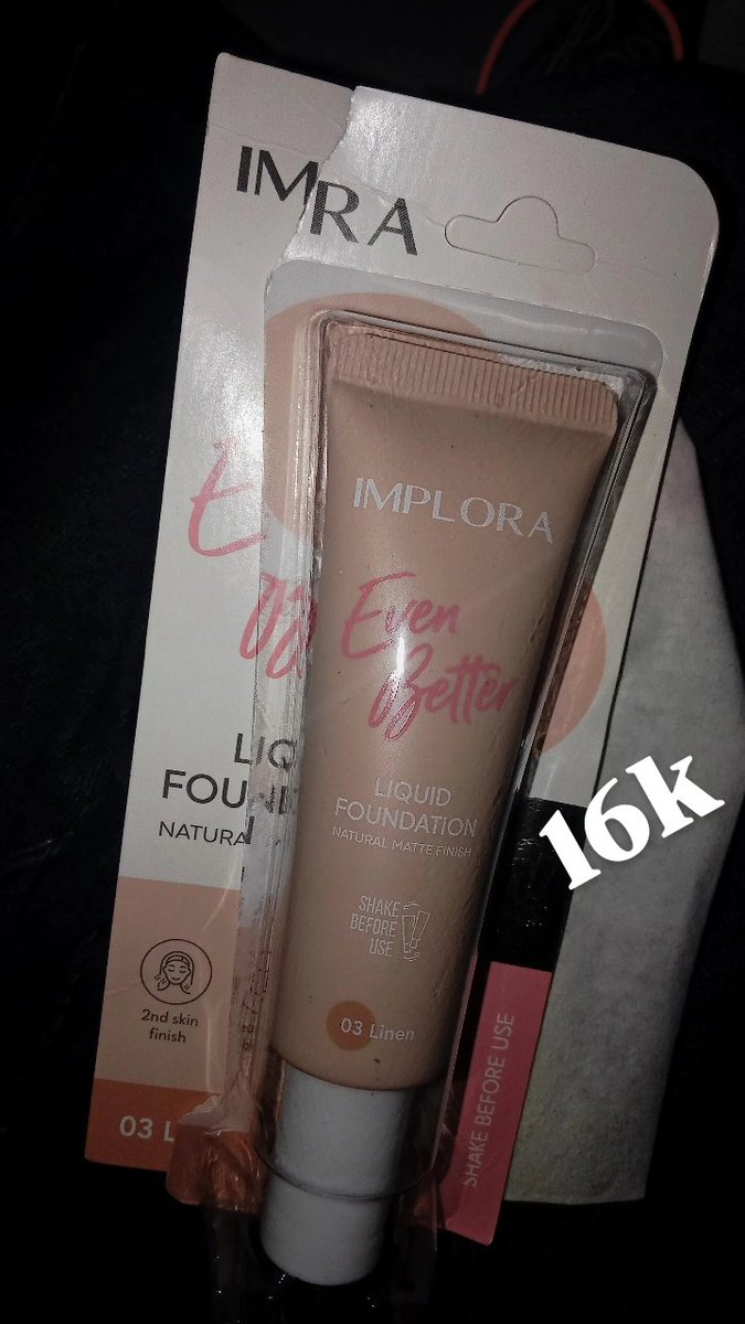 yayagg66's tweet photo. @unsoedfess_ Aku mau jual foundation implora dijual karna keterangan shade 03, yukk dibeliii https://t.co/b2q2XVBViy