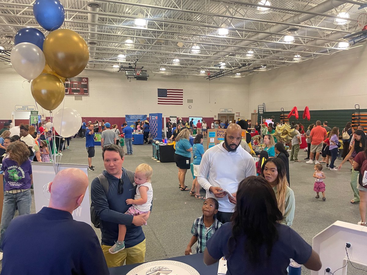 We enjoyed meeting our future scholars and families today, at the school choice fair!