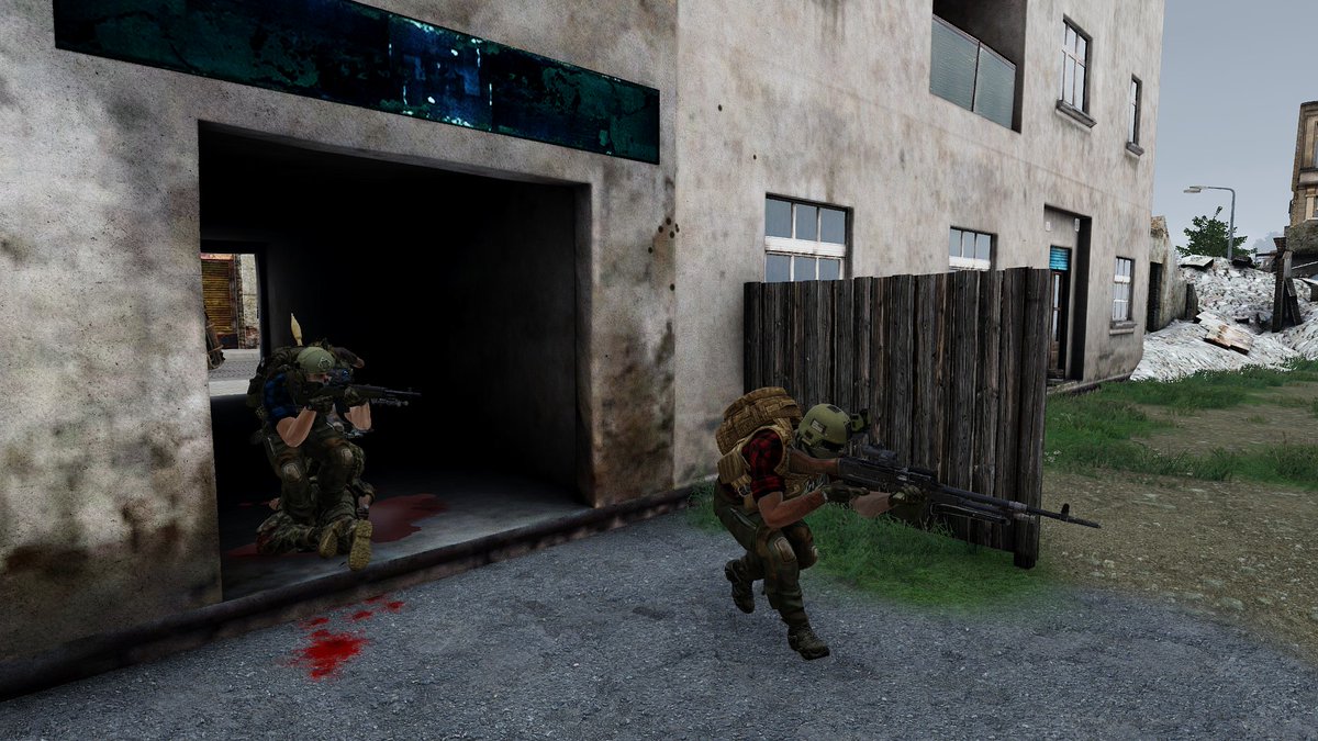 CTFArgusArma's tweet photo. Argus  with limited equipment head back into the city after the Russian assault.
After Argus scoured the city for flight computers, they assisted a 'freedom fighter' and established an alliance.

Interested, link in bio. #arma #arma3 #armaplatform
@ArmaPlatform https://t.co/CPjdo6a8JN