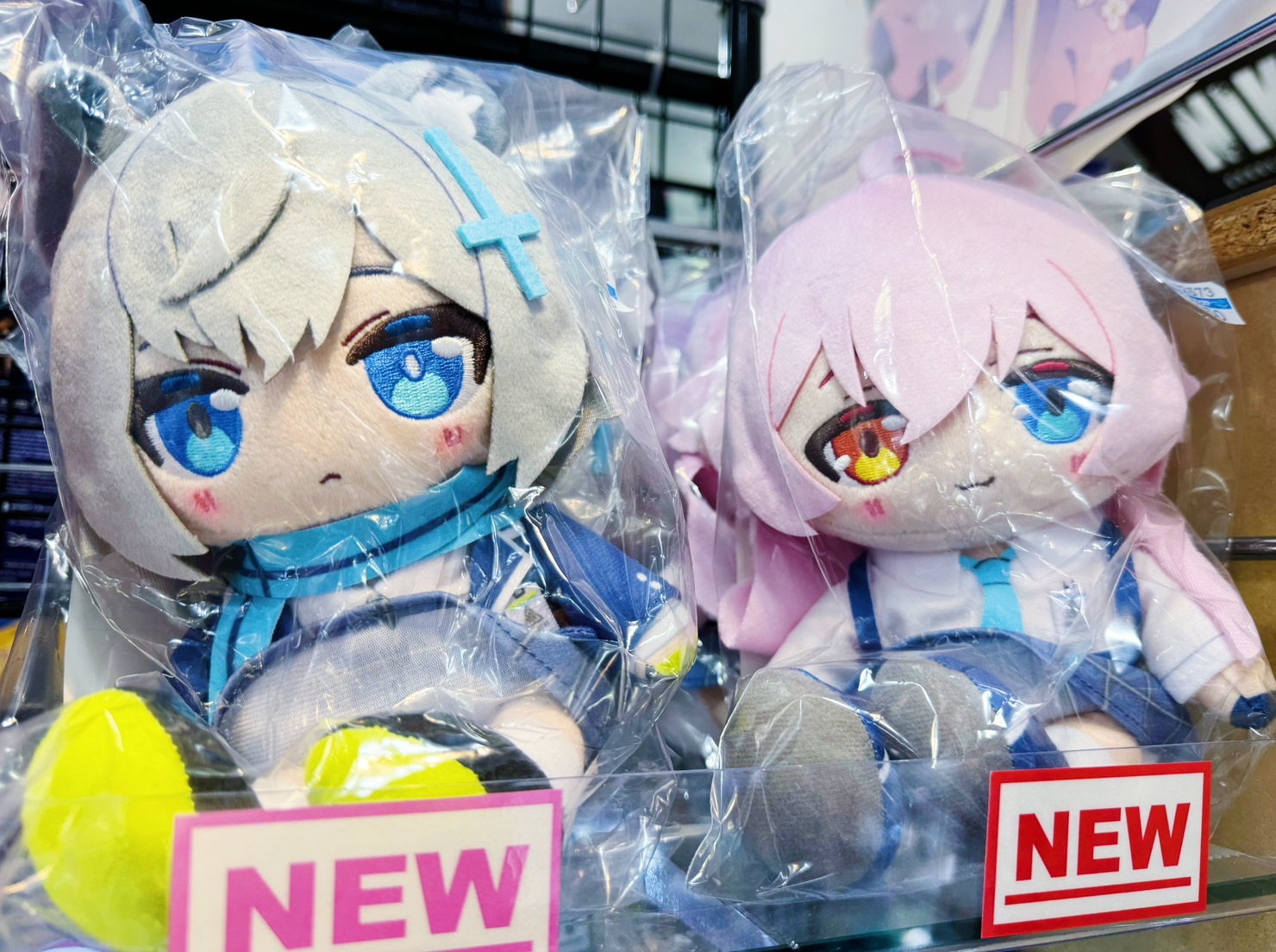 砂狼シロコ 小鳥遊ホシノ セット ちょこぷに ぬいぐるみ ブルー