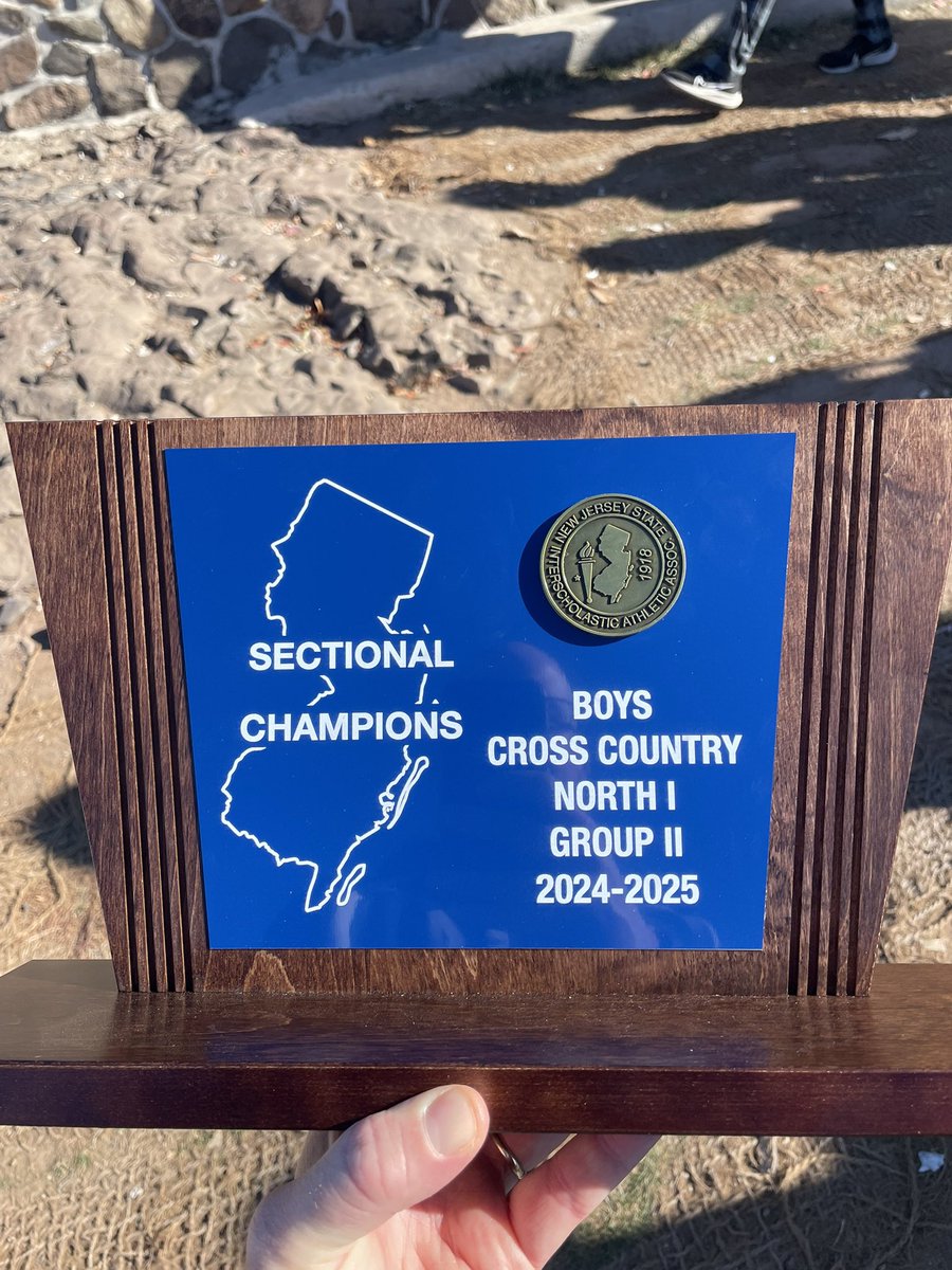SECTIONAL CHAMPS!!!  Sparta Boys beats NV Demarest 53-54 to win our 1st Sectional Title since 1983!  The Girls team also punched their ticket to Holmdel with a 3rd place finish. #njmilesplit #spartahighschool #crosscountry #garretmountain