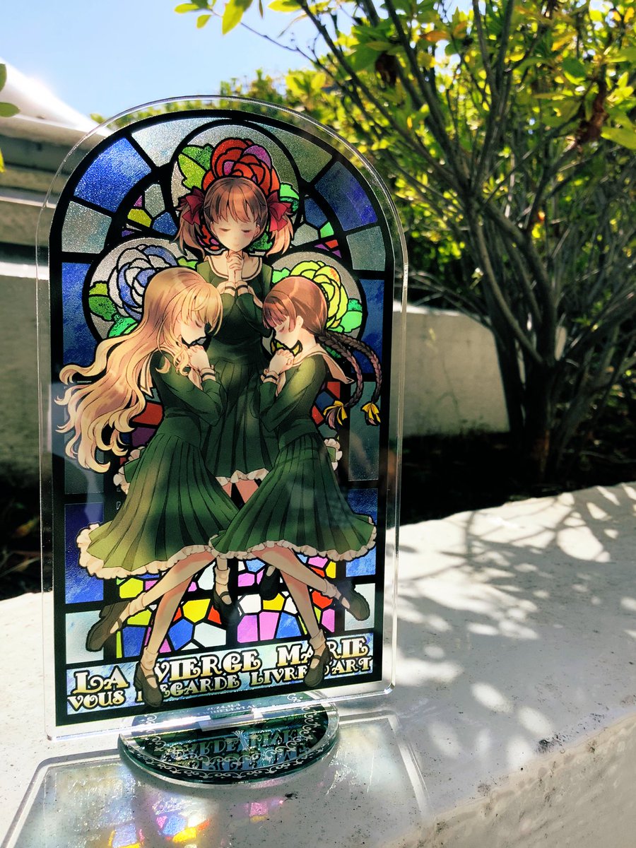 「アクスタ!!!!すごく!!!!きれい!!!!!色も光当てた時の影も!!!!!きれ」|藍川琉々📚次は5月横須賀時雨オンリーのイラスト